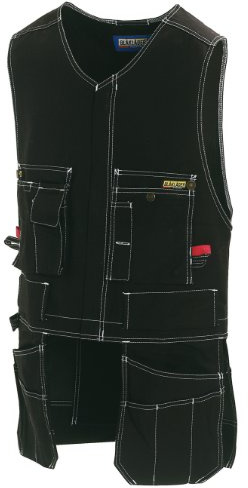 Blaklader 31051370 WAISTCOAT, Schwarz, grootte S