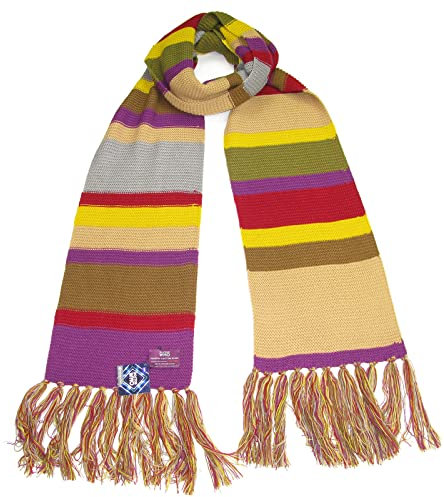 DOCTOR WHO-Schal - Offiziell BBC 4th Doctor - Der legendäre Doktor Tom Baker Schals