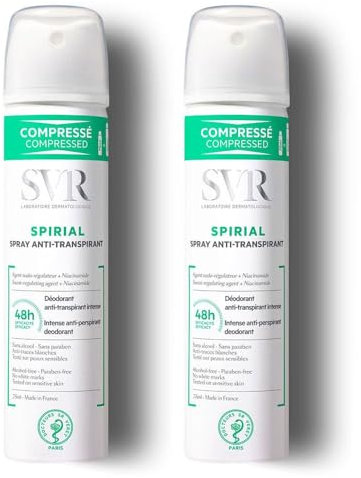 Deodorant Anti-transpirant Intense 48h Spray 2x75ml Svr