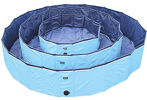 Doggy-Pool Planschbecken für Hunde Swimmig Pool der Hundepool mit 80 cm Durchmesser in Blau