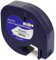 Prestige Cartridge Kunststoff-Etiketten 91201 S0721610 S0721660 schwarz auf weiß (12mm x 4m) kompatibel für LetraTag LT110T, LT100H, LT100T, QX50, XR, XM, 2000