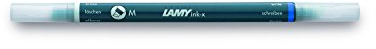 LAMY ink-x Tintenlöscher – Tintenlöscher in der Farbe Petrol aus Kunststoff mit Löschspitze und Korrekturspitze – Spitze M, 1231401