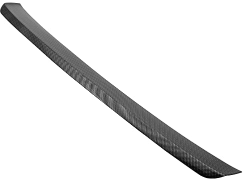 Aroba AR9876 Ladekantenschutz kompatibel mit BMW X1 F48 ab BJ. 10.2015> Stoßstangenschutz passgenau mit Abkantung ABS Carbon Optik