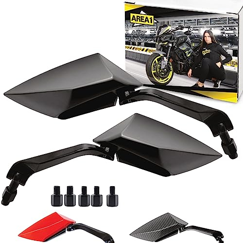Rückspiegel Set kompatibel mit KTM Duke 125, 200, 690 / 2x Spiegel KTM 620 E Duke (V37)