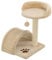 vidaXL Arbre à Chat avec Griffoir en Sisal 40 cm Beige et Marron Jouet Echelle