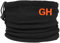 TeddyTs Personalised Initials Black Fleece Sports Snood with Adjustable Toggle (Orange Embroidery)