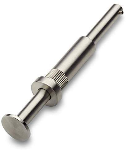SOTECH Garderobenhaken EXTURA Ø 8 mm x 108 mm echt Edelstahl | versenk-/ausziehbar zum Einlassen und verkleben in Platten mit min. 19 mm Stärke Kleiderhaken