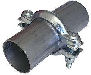 Reparación universal de tubo de brida, 60 mm, tubo de escape, brida con abrazadera, PSA