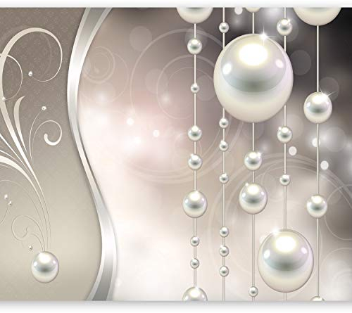 murando Fototapete selbstklebend 294x210 cm Tapete Wandtapete Klebefolie Dekorfolie Tapetenfolie Wand Dekoration Wandaufkleber Wohnzimmer Abstrakt Ornament Perlen f-A-0170-a-b