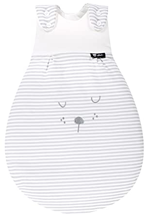 Set ALVI Baby Mäxchen Außensack Schlafsack & Windel Blaubär | Ganzjahresschlafsack mitwachsend | Leichter Babyschlafsack mitwachsend | Kinderschlafsack TOG 2,5 bis 3,0 | Schlafsack Sommer Winter