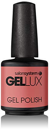 Salon System Gellux Gel Polish Flower Power Collection Best Buds 15ml,Creamy Coral