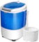COSTWAY 2,5 kg Lavadora Portatil, 170W Mini Lavadora Semiautomática con Centrifugador para Camping, 2 en 1 Lavadora Pequeña con Pulsador y Bañera Giratoria para Viajes y Caravanas Camper