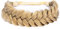 BOBIYA Messy breites 2 Stränge, Kunsthaar, geflochtenes Stirnband, klassisch, grob, elastisches Stretch-Haarband für Damen und Mädchen (Sandblond)