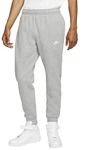 Nike Club Fleece Sweatpants Jogginghosen (XXL, Grey/White)
