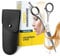 SCHMIEDWERK Haarschere | Friseurschere - scharfer & präziser Schnitt | Perfekter Haarschnitt für Damen & Herren | Profi Haarschneideschere mit Etui (Silber)