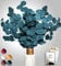 Angebot Black Week Birkental Eukalyptus - extra langlebige und 65-70 cm Lange Trockenblumen Deko - getrocknetes Eukalyptus - getrocknete Blumen , Vase Trockenblumenstrauß , Boho Deko (Blaugrün)