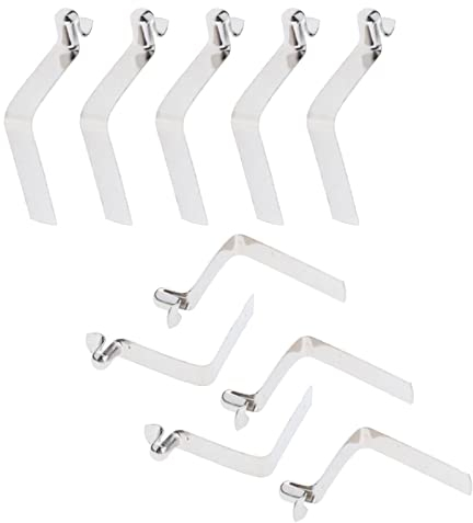 Harilla 10 Kajakpaddel Zeltstange Druckknopf Einzelne Feder Zubehör Teleskoprohr Camping & Wohnwagen & Stuhl Rohrschloss (5mm & 6mm)