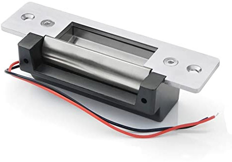 MIMIRACLE Serratura elettrica resistente per porta ANSI Standard Fail-Secure o fail-safe regolabile per il sistema di controllo accessi Lockset meccanico cilindrico Tensione di ingresso 12VDC