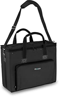 PROAIM Cube 4 RU Rack-Tasche für Tontechniker, Tontechniker und Mischpulte. Für Audiosysteme. Inklusive Schultergurt und gepolsterten Griffen (BG-CB4U-01)