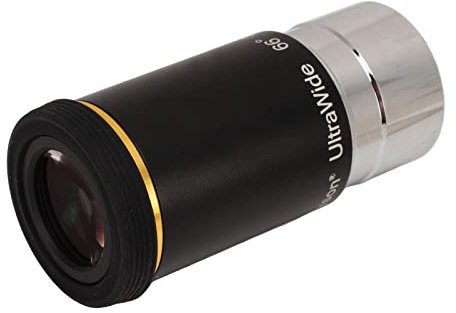 Sxhlseller Astronomical Telescope Eyepiece, Astronomical Telescope Lens Replacement, 6mm Focal Length 66 Degree for Viewing Scenery Bright Celestial Observation