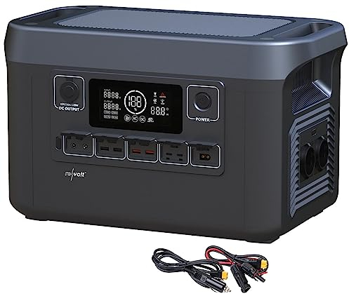 revolt Powerbox: Powerstation & Solar-Generator mit Notstrom-Funktion, 1920 Wh, 2.400 W (Mobile Powerstation Solar, tragbare 230V, Spannungswandler 220)