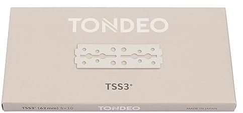 TONDEO Rasierklingen TSS3+ | 5x10 rostfreie Doppelklingen für TONDEO Rasiermesser | Tradition meisterlicher Handwerkskunst