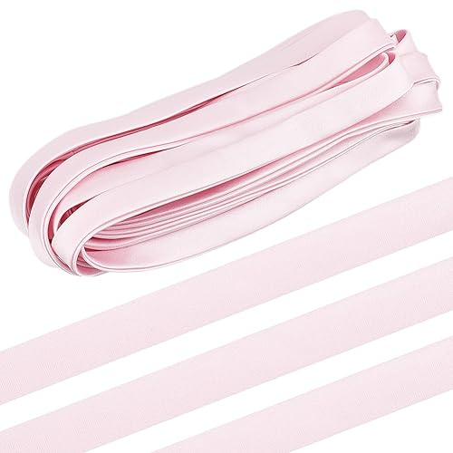BENECREAT Fermacravatta da Donna da 6 m per Abito da Sposa, Kit Corsetto Rosa per La Parte Posteriore, Lacci in Nastro di Raso con Lacci per La Sostituzione della Cerniera O dei Bottoni