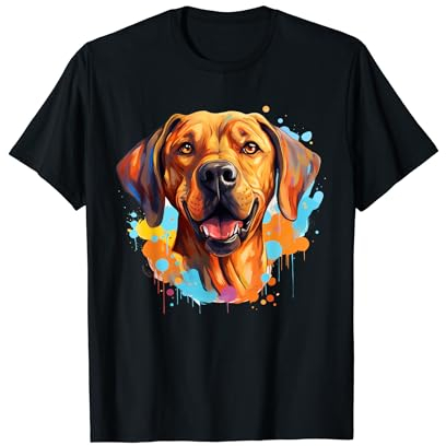 Rhodesian Ridgeback | Löwenhund Porträt | Portrait Kunstwerk T-Shirt