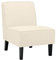 COSTWAY Loungesessel gepolstert, Esszimmerstuhl mit Rückenlehne & Holzbeinen, bis 150 kg belastbar, Polstersessel Akzentstuhl modern, Einzelsofa für Wohnzimmer Esszimmer Büro, 73 x 61 x 80 cm (Beige)
