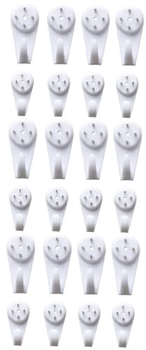 Angoily Lot De 3 Clous Muraux Sans Couture Cadre En Option Cintre Sans Couture Clous Pour Cadre Photo Installation Facile Taille L 40 Pièces X 3