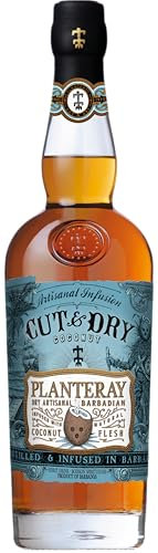 PLANTERAY RUM - (Ex Plantation) - Cut & Dry Coconut - Boisson spiritueuse à base de RHUM - Origine : Barbade - Notes de noix de coco & Vanille - 40% Alcool - 70cl