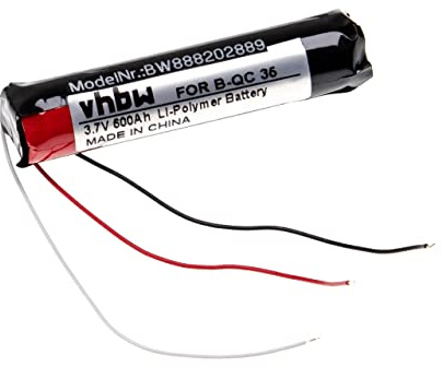 vhbw 1x Akku Ersatz für Sony AHB110520, 7226008-1767, 759944-0010 für Wireless Headset Kopfhörer (600 mAh, 3,7 V, Li-Polymer)