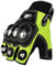 LSHIJI Guanti Moto Guanti da motociclista unisex da uomo e da donna, estivi, traspiranti, protettivi, a mezze dita, sportivi, da motociclista Guanti Da Moto(GREEN HALF,XL)