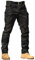 Armani Jeans Mens Slim Fit Work Trousers - Light Cotton, Stretch, Black, Dress, Hammer Workwear Trousers