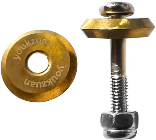 2 tagliapiastrelle rivestite in titanio, 12 mm, pignone 14 A, per tutti i manici Sigma, lama di ricambio manuale per piastrelle, ceramica, vetro, porcellana, piastrelle in ceramica