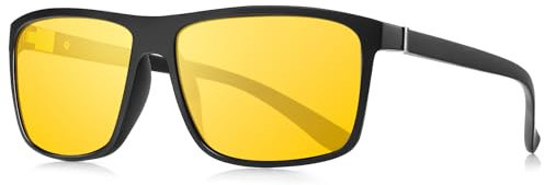 ANYLUV Nachtsichtbrille Nachtbrille Zum Autofahren Nachtfahrbrille Herren Damen Sonnenbrille Für Fahren