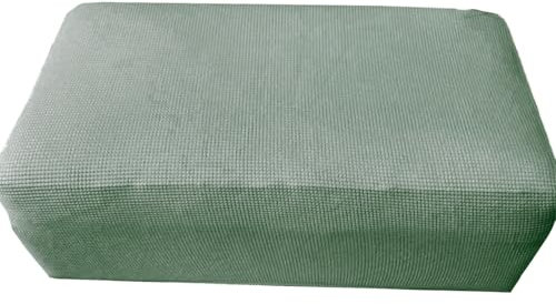 adadvo Hocker Husse Quadratisch 40x40 45x45 60x60 Bezug für Sitzbank Stretch Bezug für Esszimmerbank Schonbezug Bezug für Fußhocker Bank Sitzbank Flurbank Sofabank Bezüge(G2,65-75x55-65x25-35)