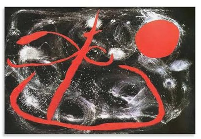 Joan Miró Abstraktes Poster Surrealismusmaler, Joan Miró, Joan Miró, Joan Miró, Kunstdruck auf Leinwand, Kunstwerk, Ästhetik, 60 x 90 cm