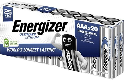 Energizer Ultimate FR03 Pile LR3 (AAA) Lithium 1250 mAh 1.5 V 20 pc(s)