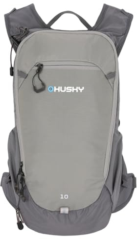 Husky Peten Fahrradrucksack Regenhülle Wasserabweisend Business Grau 10 L | Organizer, Regenhülle, wasserabweisend, Ripstop, ergonomischer Rücken, Hüftgurt, für Arbeit, Uni, Alltag, Pendeln und Reisen.