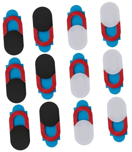 VANZACK 12Pcs Metal Webcam Camera Covers Privacy Protection for Phone Tablet Laptop Small Decorative