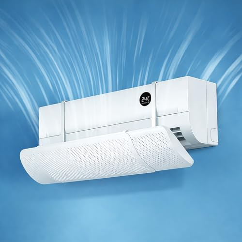 Dorunova Deflettore per Condizionatore, Deflettori per Condizionatori | Deviatore Aria per Condizionatori Para Condizionata Deviatore Flusso Alette Universale Climatizzatore Diffusore