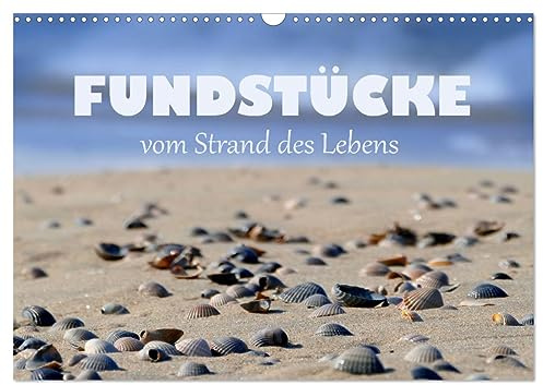 Fundstücke vom Strand des Lebens (Wandkalender 2026 DIN A3 quer), CALVENDO Monatskalender: Ausgewählte Lebensweisheiten und stimmungsvolle Bilder (CALVENDO Menschen)