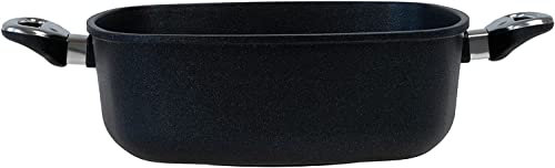 MaxxGoods Viereck-Bräter Aluguss 28 x 28 x 10 cm in Premium Qualität - Made in Germany - PFOA-frei NICHT für Induktion