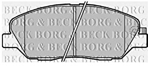 Borg & Beck BBP2175 Front Brake Pads To Fit VW Touareg 05/03-05/06