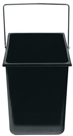 Hailo 18 Liter Ersatzeimer 1086239 schwarz Abfalleimer Tandem Inneimer m Henkel