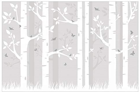 Bilderwelten Wald Fototapete Kinderzimmer inkl. Kleister 480x320cm - Vliestapete Made in Germany - Tapete Wald Jungs Mädchen - Baum Waldtapete Natur - Wandtapete Wald Babyzimmer T_1159