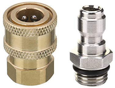 M MINGLE Set di adattatori per idropulitrice, 1/4'' Quick Connect Kit
