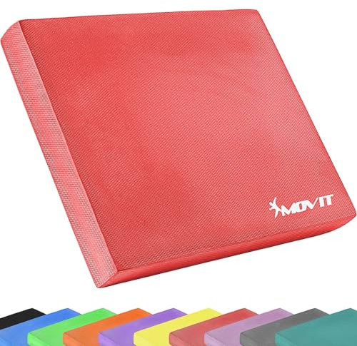 MOVIT Balance Pad DYNAMIC BASE, 50 x 40 x 6 cm, Farbwahl: 10 Farben, Rot