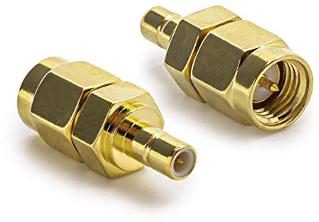 HF Adapter SMB Buchse auf RP-SMA Stecker Haben Pin + Außengewinde Antenne